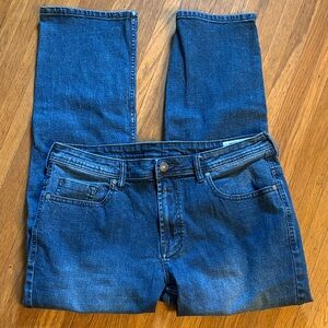 Buffalo David Bitton Men’s Straight Dark Blue Jeans